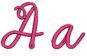 Cheerful Script Font Machine Embroidery Designs by JuJu