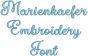 Marienkaefer Embroidery Font | Machine Embroidery Designs by JuJu