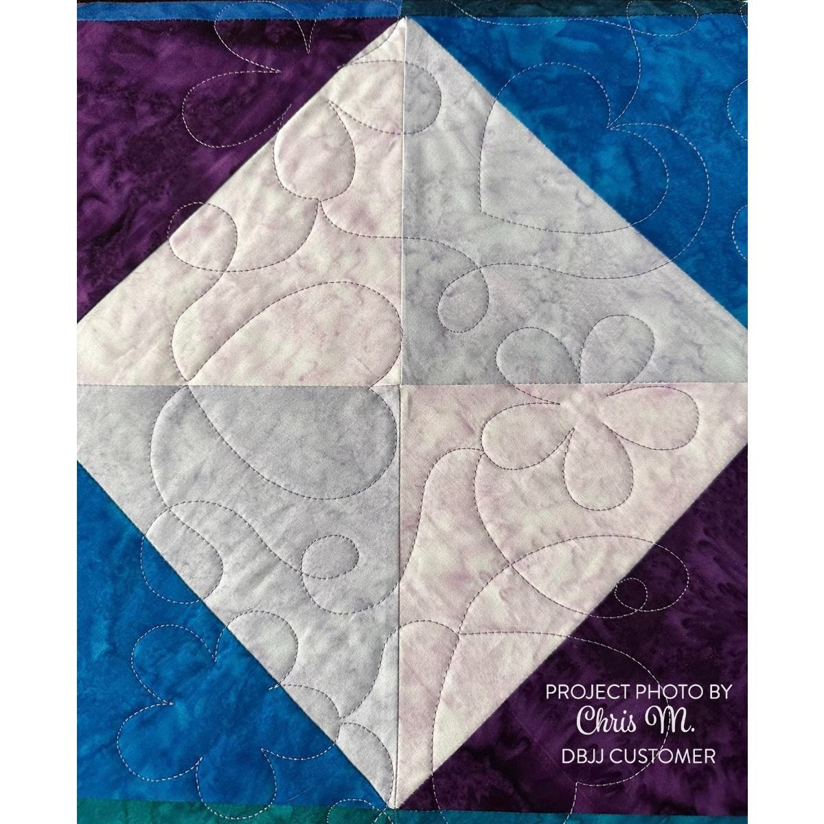 Hearts and Flowers End-to-End Quilting | Machine Embroidery