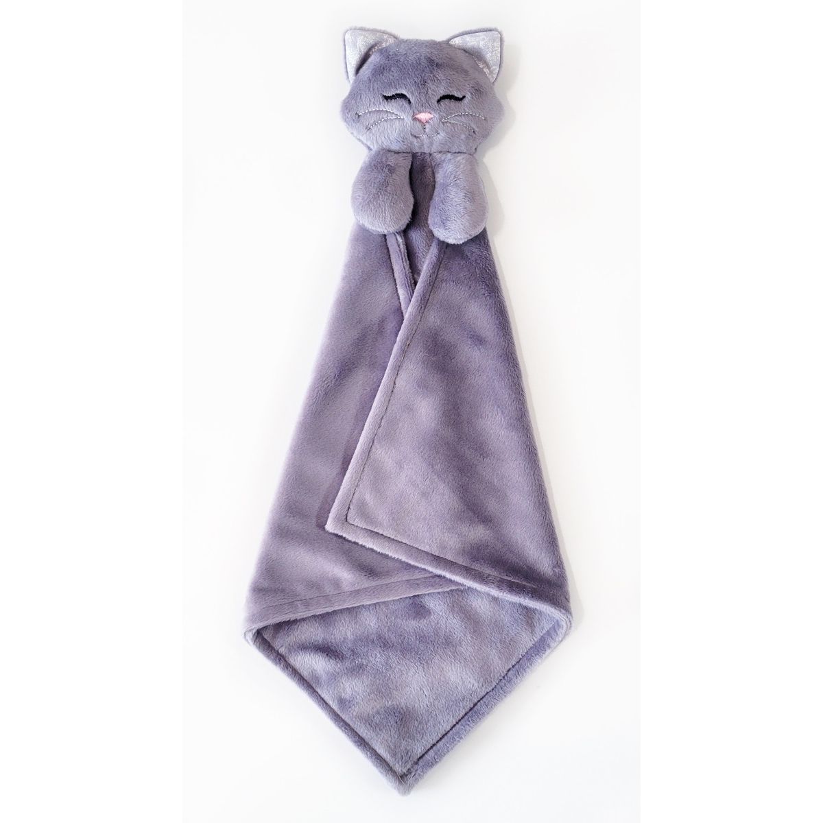 Blanket with cat design top