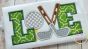 Golf Love Applique | Machine Embroidery Designs by JuJu