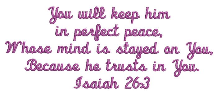 Isaiah 26:3