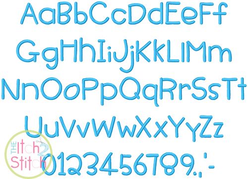 dpTuesday Embroidery Font | Machine Embroidery Designs by JuJu