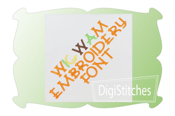 Wigwam Embroidery Font | Machine Embroidery Designs by JuJu