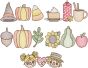 Fall Trios | Machine Embroidery Designs by JuJu