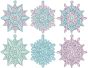 Free Standing Lace Snowflakes 1 | Machine Embroidery Designs by JuJu