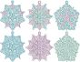 Free Standing Lace Snowflakes 2 | Machine Embroidery Designs by JuJu