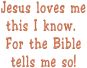 Jesus Loves Me