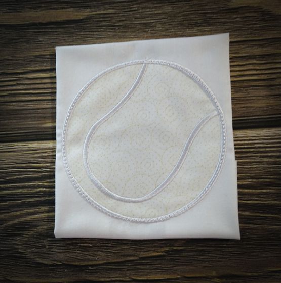 Tennis Ball | Machine Embroidery Designs by JuJu