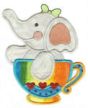 Tea Time Critters Applique Machine Embroidery Designs by JuJu 