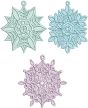 Free Standing Lace Snowflakes 1 | Machine Embroidery Designs by JuJu