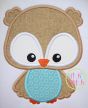 Owl Flowers Applique | Machine Embroidery Designs by JuJu