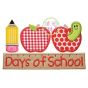 100th Day School 2 Applique | Machine Embroidery Designs by JuJu