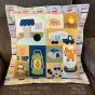 Vintage Campers End-to-End Quilting Embroidery Design