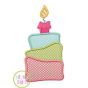 3 Tiered Cake Applique | Machine Embroidery Designs by JuJu