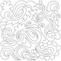 Paisley 3 End-to-End Quilting | Machine Embroidery Designs by JuJu
