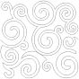 Swirly Curly End-to-End Quilting Design | Machine Embroidery Designs by JuJu