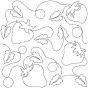 Strawberries End-to-End Quilting | Machine Embroidery Designs by JuJu