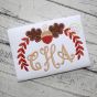 Acorn Oak Leaf Swag Applique | Machine Embroidery Designs by JuJu
