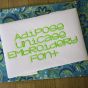 Adipose Unicase Embroidery Font Machine Embroidery Designs by JuJu