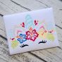 Aloha Unicorn Horn Embroidery | Machine Embroidery Designs by JuJu
