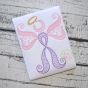 Awareness Ribbon Angel Motif | Machine Embroidery Designs by JuJu