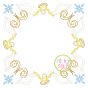 Angels Frame Bean Stitch Embroidery | Machine Embroidery Designs by JuJu