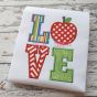 Apple LOVE Applique | Machine Embroidery Designs by JuJu
