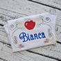 Apple Princess Frame Embroidery | Machine Embroidery Designs by JuJu