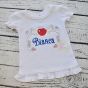 Apple Princess Frame Embroidery | Machine Embroidery Designs by JuJu