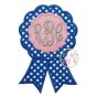 Award Ribbon Scallop Applique | Machine Embroidery Designs by JuJu