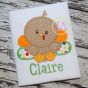 Baby Turkey 2 Applique | Machine Embroidery Designs by JuJu