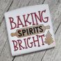 Baking Spirits Bright Embroidery | Machine Embroidery Designs by JuJu