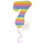 Balloon Numbers Bean Applique | Machine Embroidery Designs by JuJu