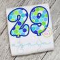 Balloon Numbers Applique | Machine Embroidery Designs by JuJu