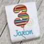 Balloon Numbers Zig Zag Applique | Machine Embroidery Designs by JuJu