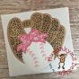 Baseball Glove Bow Applique | Machine Embroidery Designs by JuJu
