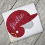Baseball Helmet Applique | Machine Embroidery Designs by JuJu