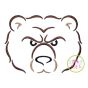 Bear Mascot Embroidery | Machine Embroidery Designs by JuJu