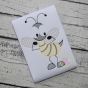 Bee Flexing Muscles Sketch Embroidery | Machine Embroidery Designs by JuJu