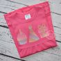 Birthday Trio Sketch Embroidery | Machine Embroidery Designs by JuJu