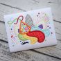 Birthday Unicorn Horn Applique | Machine Embroidery Designs by JuJu