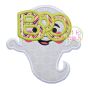 Boo Glasses Ghost Applique | Machine Embroidery Designs by JuJu