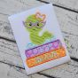 Bookworm Elementary Grades Girl Applique Design Set