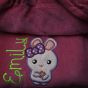 Cute Free Applique Bunny Machine Embroidery Design