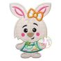 Bunny Girl Applique | Machine Embroidery Designs by JuJu