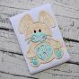 Bunny Monogram Applique Frame | Machine Embroidery Designs by JuJu