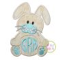Bunny Monogram Applique Frame | Machine Embroidery Designs by JuJu