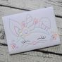 Bunny Unicorn Horn Bean Embroidery | Machine Embroidery Designs by JuJu