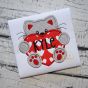 Cat With Heart Boy Applique | Machine Embroidery Designs by JuJu